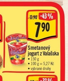 Smetanový jogurt z Valašska