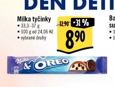 Milka tyčinky