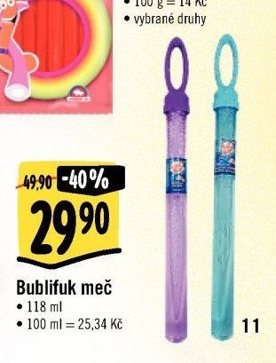 Bublifuk meč