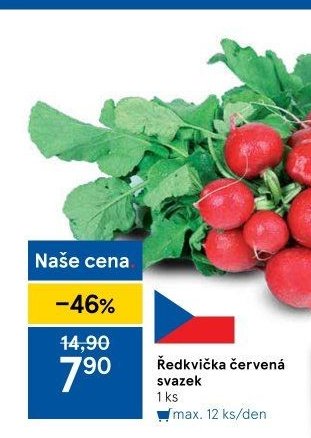Ředkvička červená svazek
