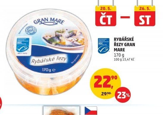 RYBÁŘSKÉ ŘEZY GRAN MARE