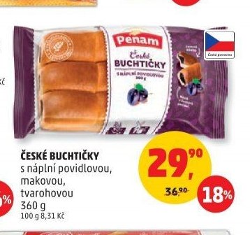 České buchtičky Penam