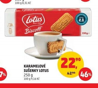 Karamelové sušenky Lotus