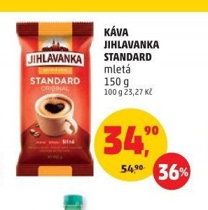 KÁVA JIHLAVANKA STANDARD mletá