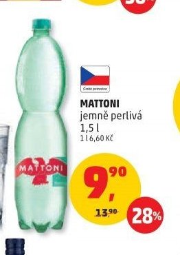 MATTONI jemně perlivá
