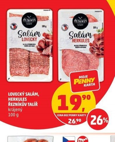 Lovecký salám, Herkules Řezníkův talíř 100 g
