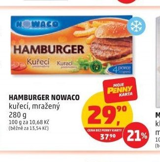Hamburger Nowaco 280 g