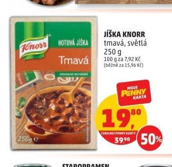 JÍŠKA KNORR tmavá, světlá