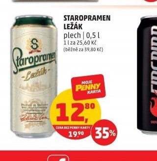 STAROPRAMEN LEŽÁK plech