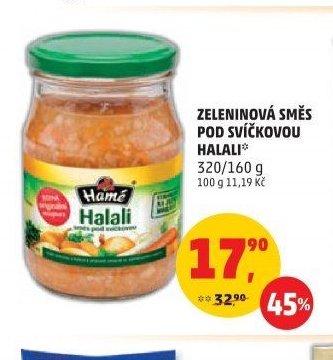 ZELENINOVÁ SMĚS POD SVÍČKOVOU HALALI