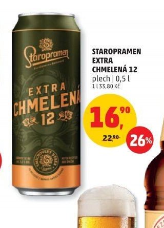 STAROPRAMEN EXTRA CHMELENÁ 12