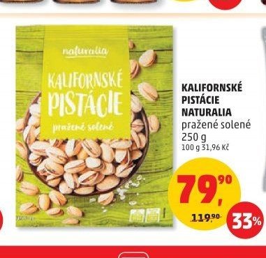 KALIFORNSKÉ PISTÁCIE NATURALIA