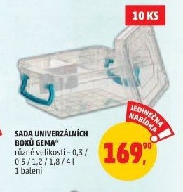 SADA UNIVERZÁLNÍCH BOXŮ GEMA