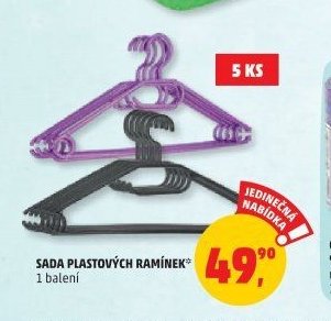 SADA PLASTOVÝCH RAMÍNEK