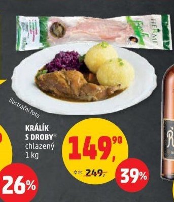 KRÁLÍK S DROBY chlazený 1 kg