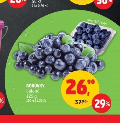 BORŮVKY balené 125 g