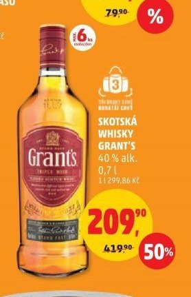 Skotská whisky Grant's