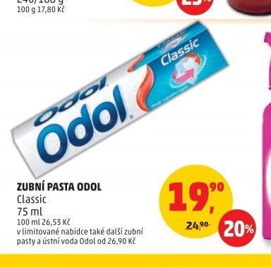 ZUBNÍ PASTA ODOL