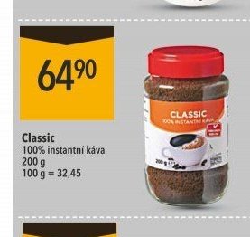 Classic 100% instantní káva