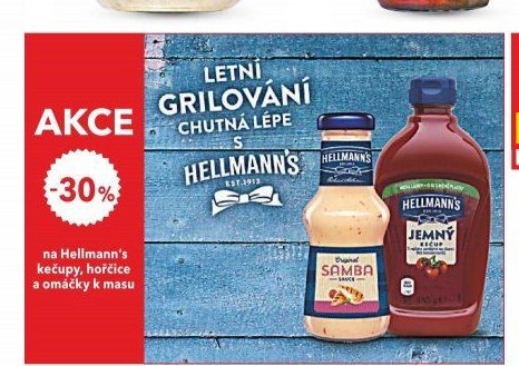 Hellmann's kečupy, hořčice a omáčky k masu