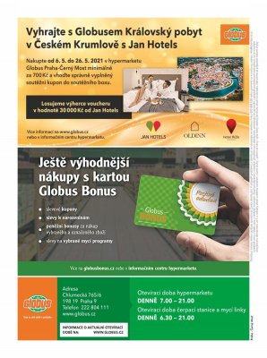 akční leták Globus 20.5.2021-26.5.2021
