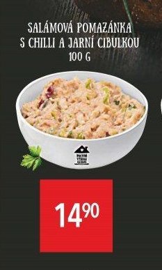 Salámová pomazánka s chilli a jarní cibulkou