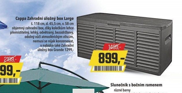 Cappa Zahradní úložný box Large