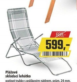 Plážové skládací lehátko