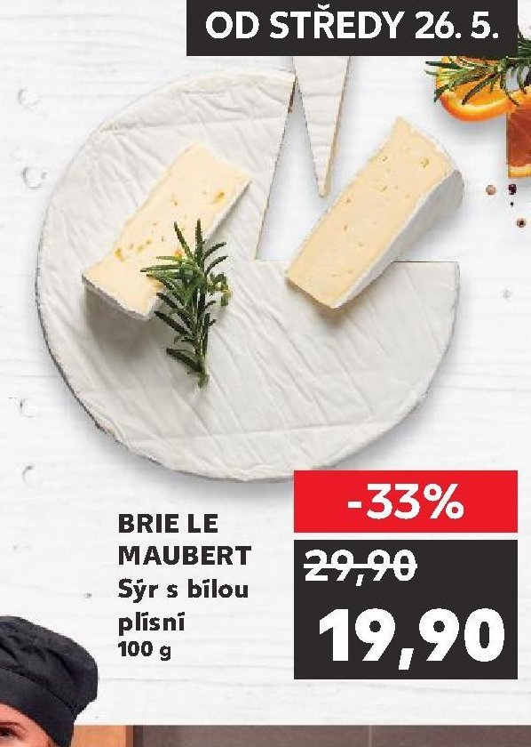 BRIE LE MAUBERT Sýr s bílou plísní