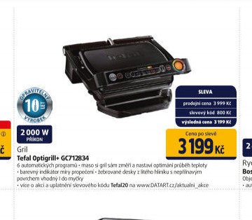 Gril Tefal Optigrill+ GC712834