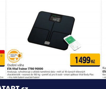 Osobní váha ETA Vital Trainer 7780 90000