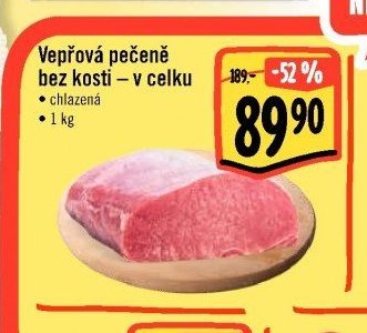 Vepřová pečeně bez kosti