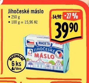 Jihočeské máslo