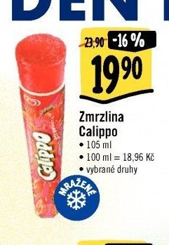 Zmrzlina Calippo