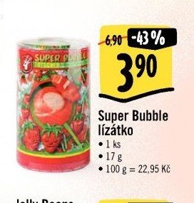 Super Bubble lízátko