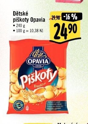 Dětské piškoty Opavia