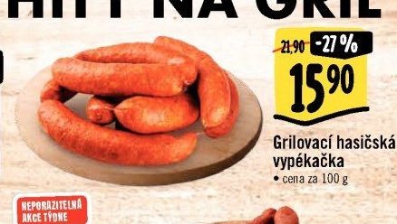 Grilovací hasičská vypékačka