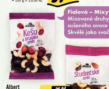 Albert Směs kešu a brusnic