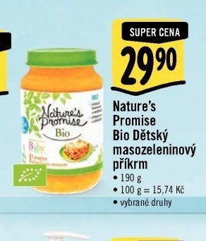 Nature's Promise Bio Dětský masozeleninový příkrm