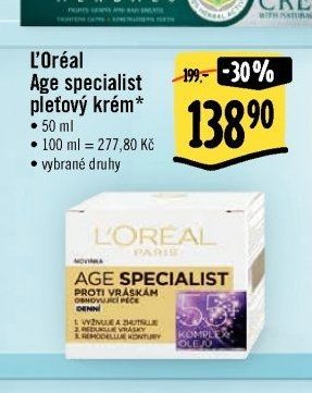 L'Oréal Age specialist pleťový krém