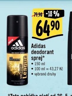 Adidas deodorant sprej