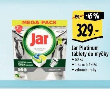 Jar Platinum tablety do myčky