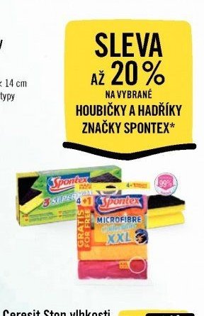 Spontex houbičky a hadříky