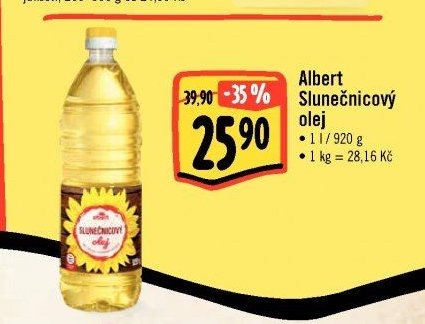 Albert Slunečnicový olej