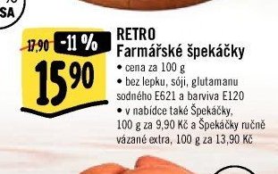 RETRO Farmářské špekáčky