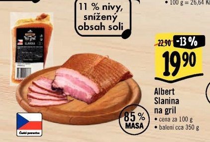 Albert Slanina na gril