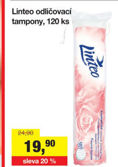 Odličovací tampony Linteo