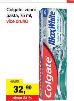 Pasty na zuby Colgate