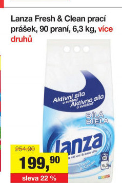 Prací prášek Lanza