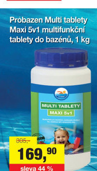 Přípravek do bazénu Multi tablety maxi 5v1 Probazen